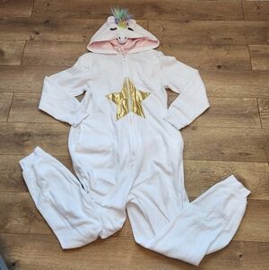 Women's Medium/ Large Hooded Unicorn Onesie Costume